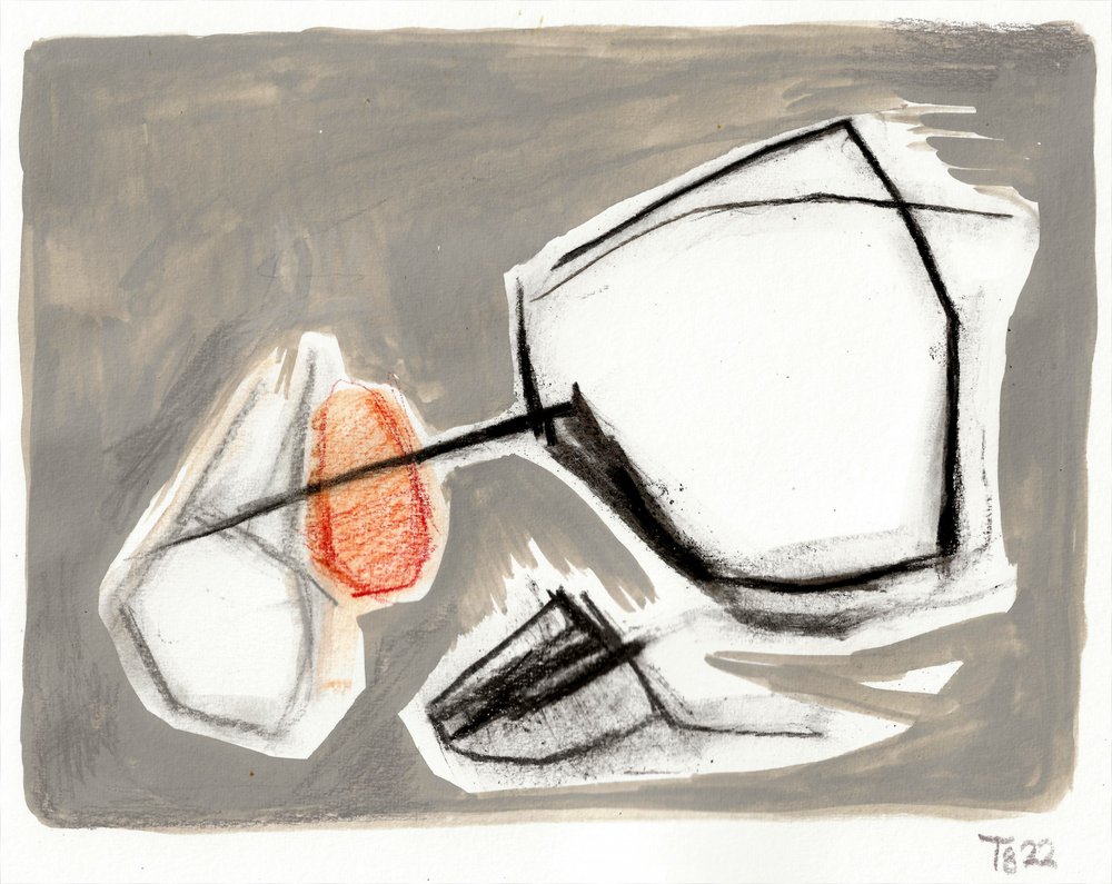 Moderne abstrakte Formen von Tore Bahnson
