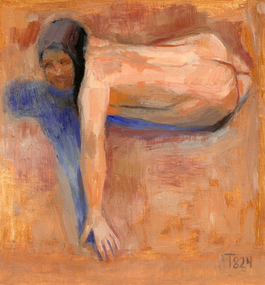 Frau in Warmer Ruhe von Tore Bahnson