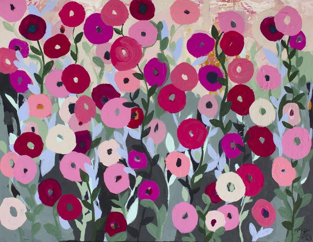 Bunter Gartenblüten von Tove Höglund