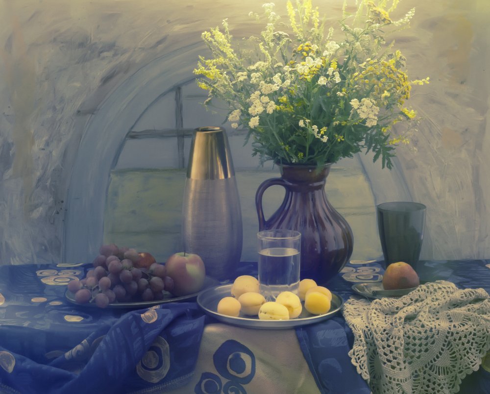 Wildblumen und frische Früchte von UstinaGreen