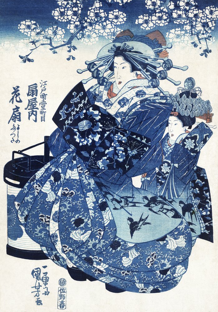 Japanische Frau (1798 1861) von Utagawa Kuniyoshi