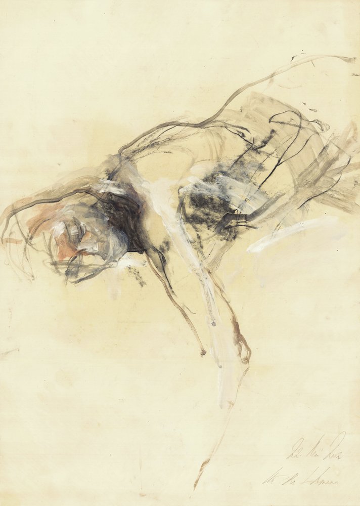 Dynamische abstrakte Figur von Ute Rathmann