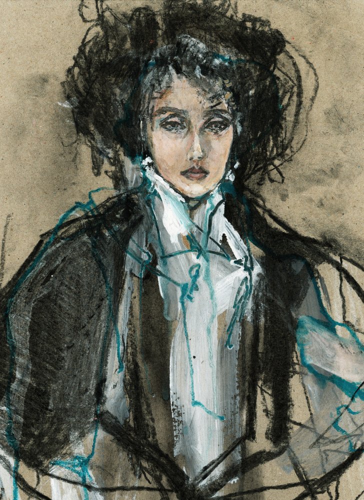 Porträt einer eleganten Dame von Ute Rathmann
