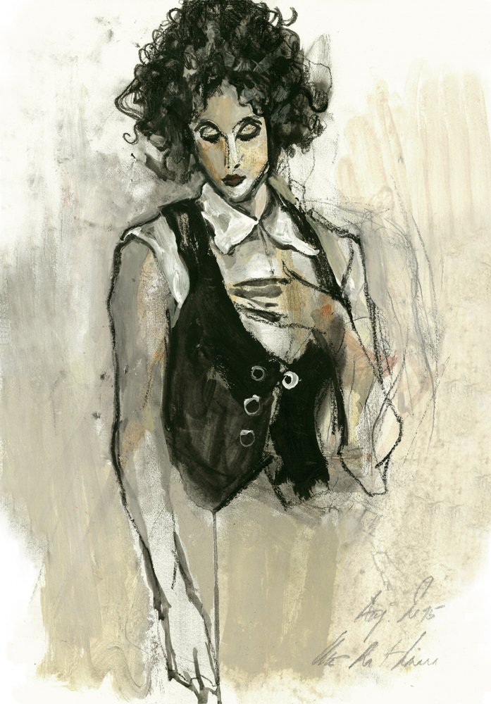 Elegante Nachdenkliche Frau von Ute Rathmann