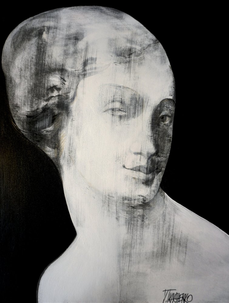 Elegante abstrakte Frau von Victor Tkachenko