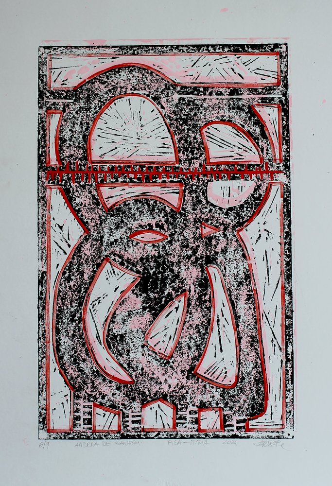 Primitives grafisches Monster von andrea de ranieri