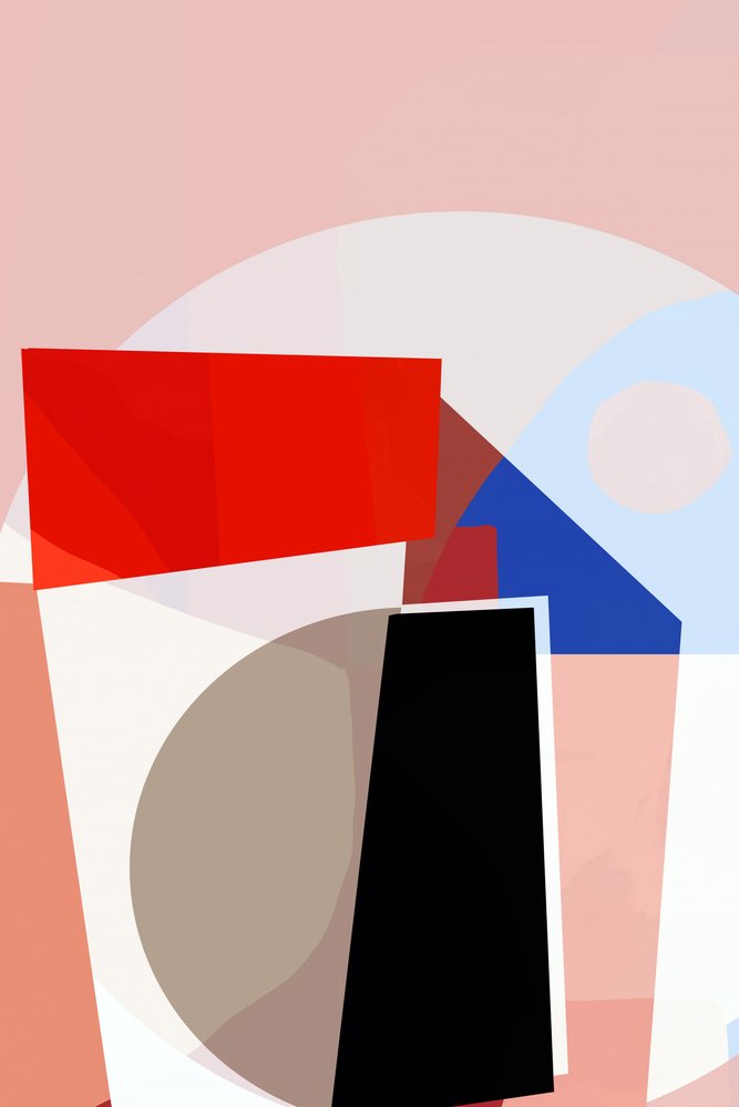 Bunte geometrische Formen von cartissi