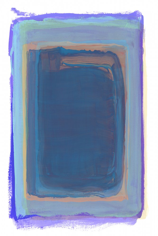 Tiefblaue Schichten von cartissi