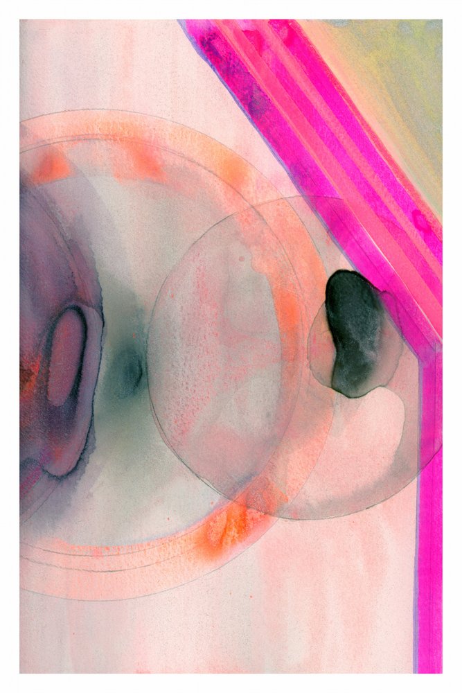 Flüssiges pinkes Abstrakt von cartissi