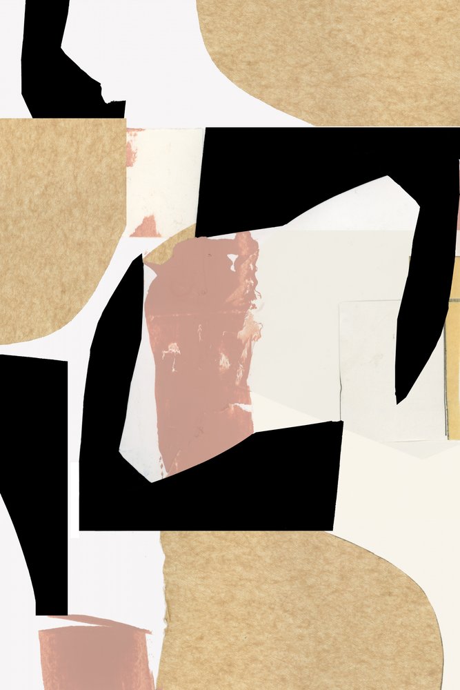 Geometrische organische Collage von cartissi