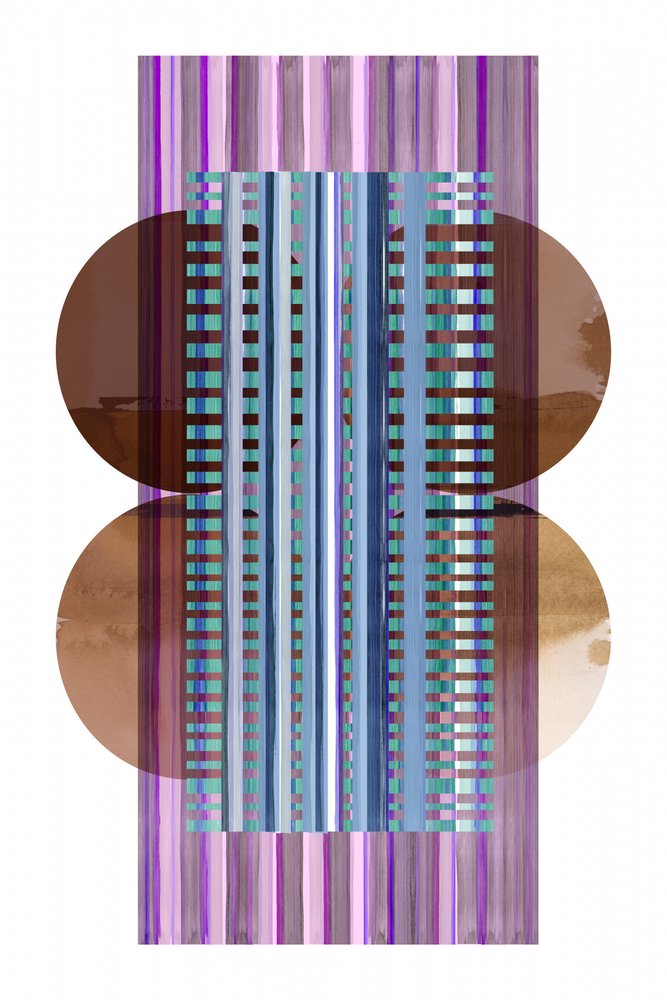 Geschichtetes Abstraktes Design von cartissi