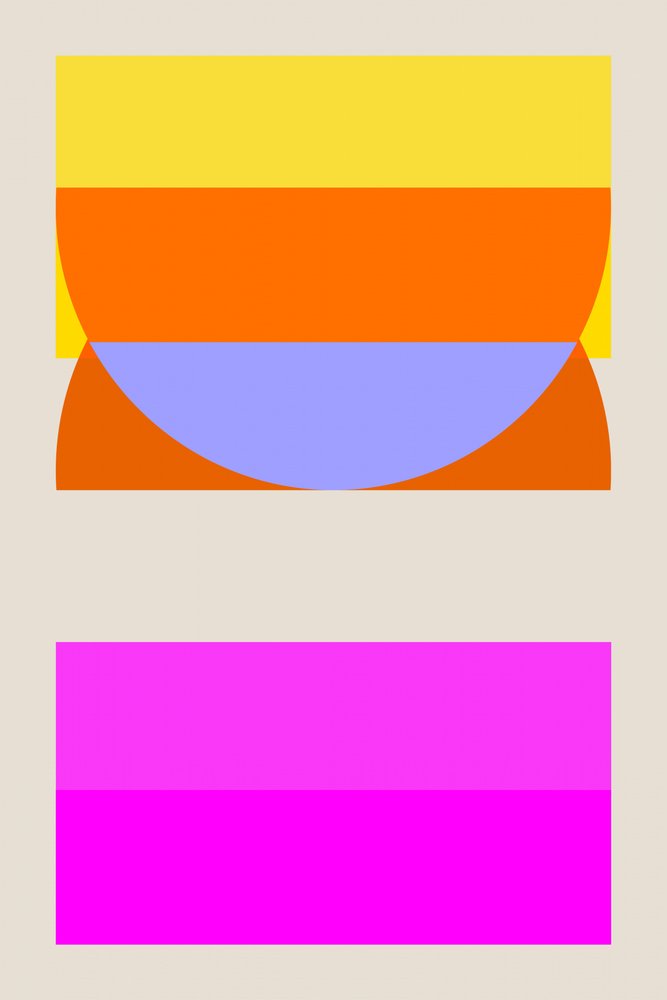 Geschichtete Geometrische Farben von cartissi