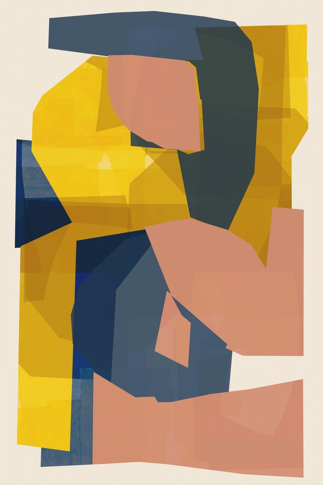 Moderne abstrakte Collage von cartissi