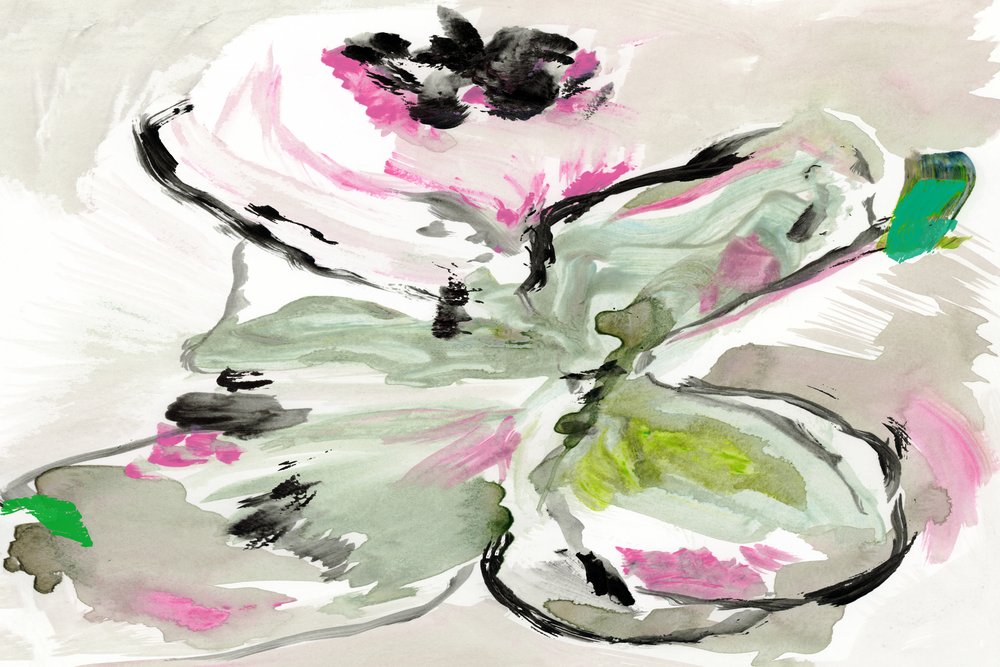 Moderne Blumenblüte von cartissi