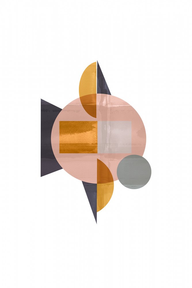 Moderne geometrische Röte von cartissi