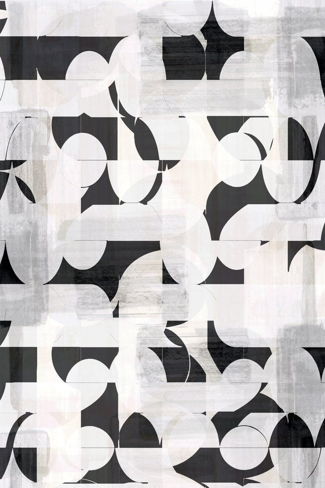 Monochromes geometrisches Muster von cartissi