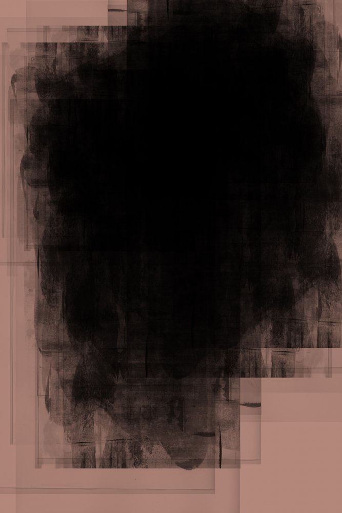 Stimmungsvolle schwarze Abstraktion von cartissi