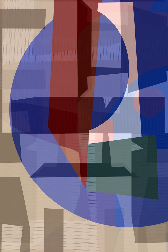 Überlappende Geometrische Schichten von cartissi