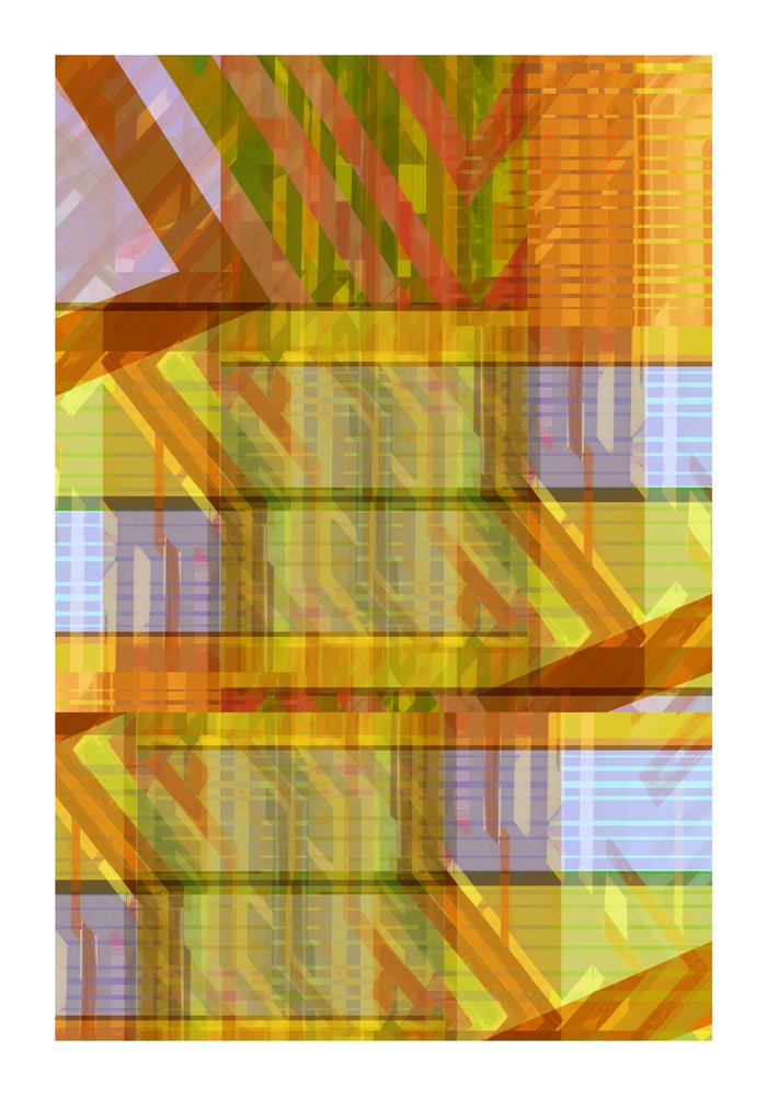 Lebendige geometrische Schichten von cartissi
