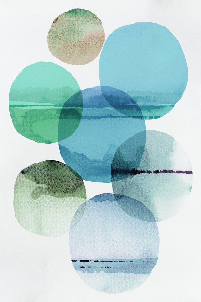 Aquarell-Horizontkreise von cartissi