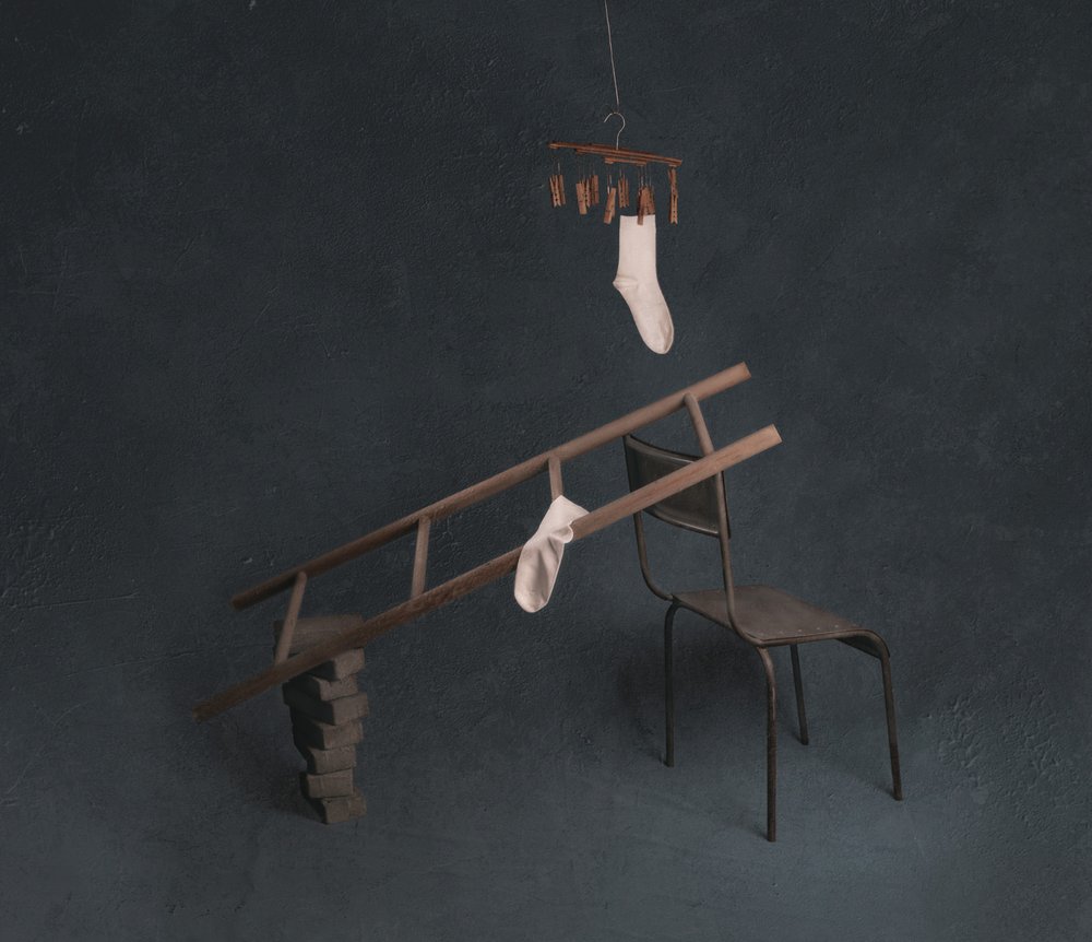 Socken und Leiter von chenyi wang