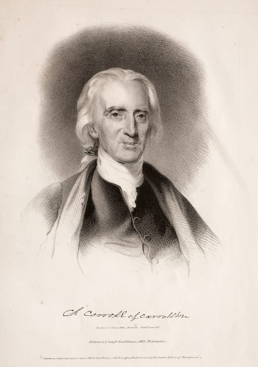 Charles Carroll aus Carrollton, Maryland von Albert Newsam