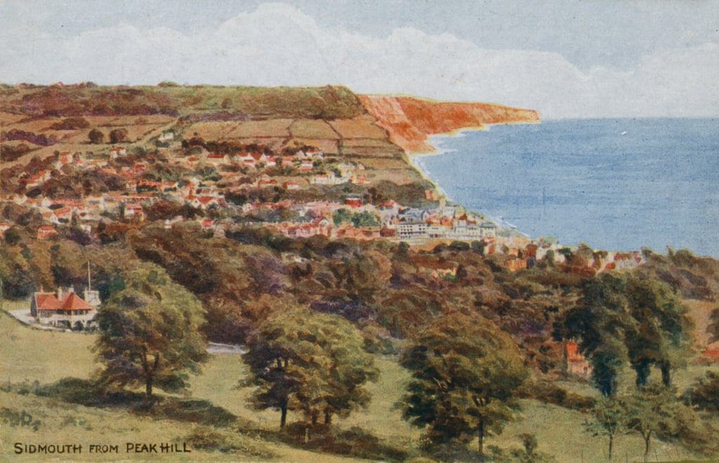 Sidmouth von Peak Hill von Alfred Robert Quinton Kunstdruck