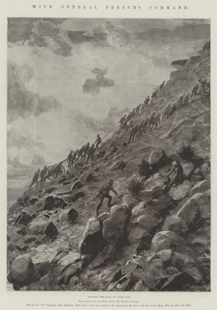 Mit dem Befehl des Generals French von Amedee Forestier