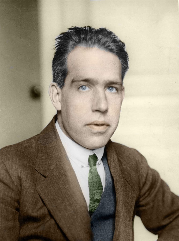 Porträt von Niels Bohr (1885 1962), Nobelpreis für Physik 1922.