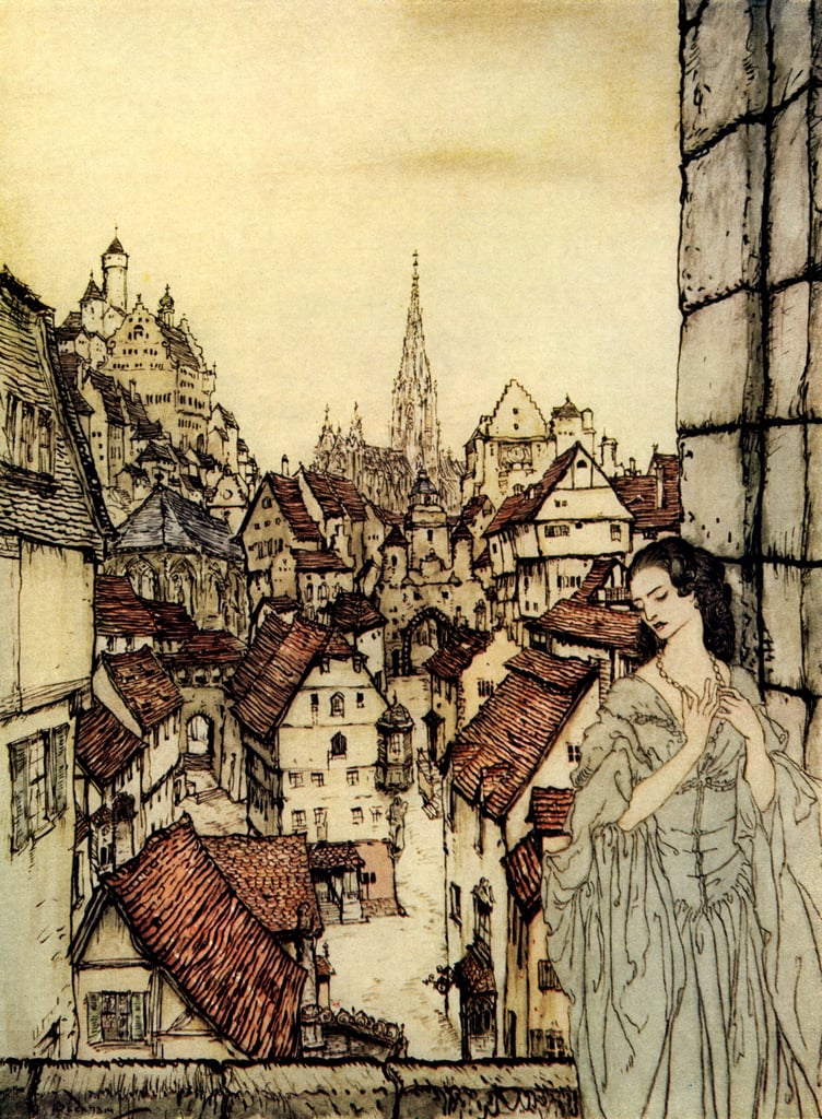 Ligeia von Edgar Allan Poe von Arthur Rackham Kunstdruck