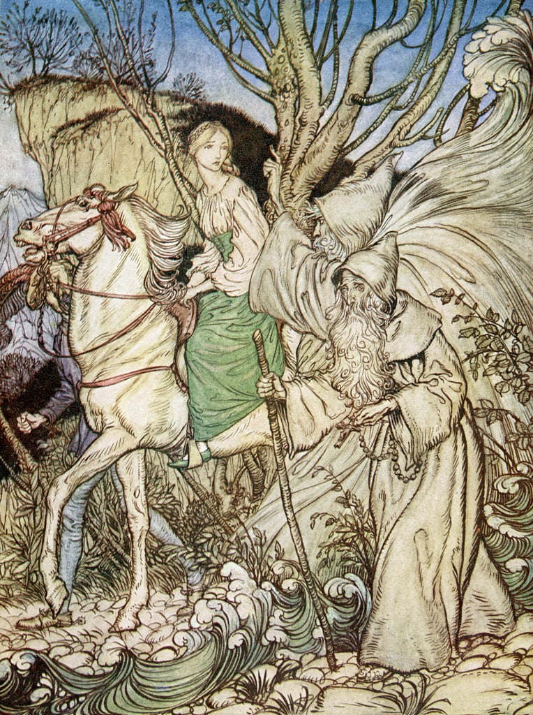 Undine bei Friedrich de la Motte Fouqué von Arthur Rackham