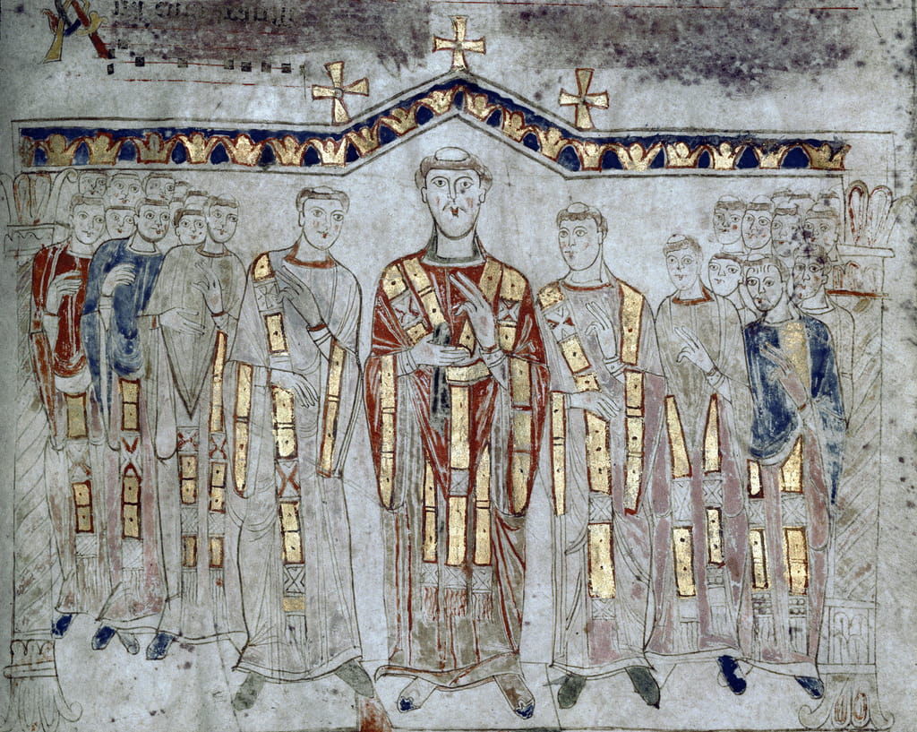 Byzantinische Kunst "Versammlung des Kapitels der Kath... (1126310)