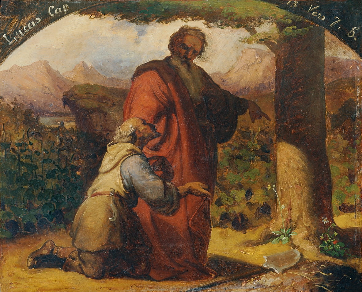 Das Gleichnis vom unfruchtbaren Feigenbaum von Carl Rahl