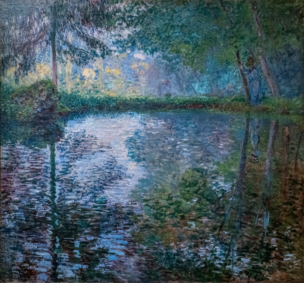 Teich in Montgeron von Claude Kunstdruck kaufen