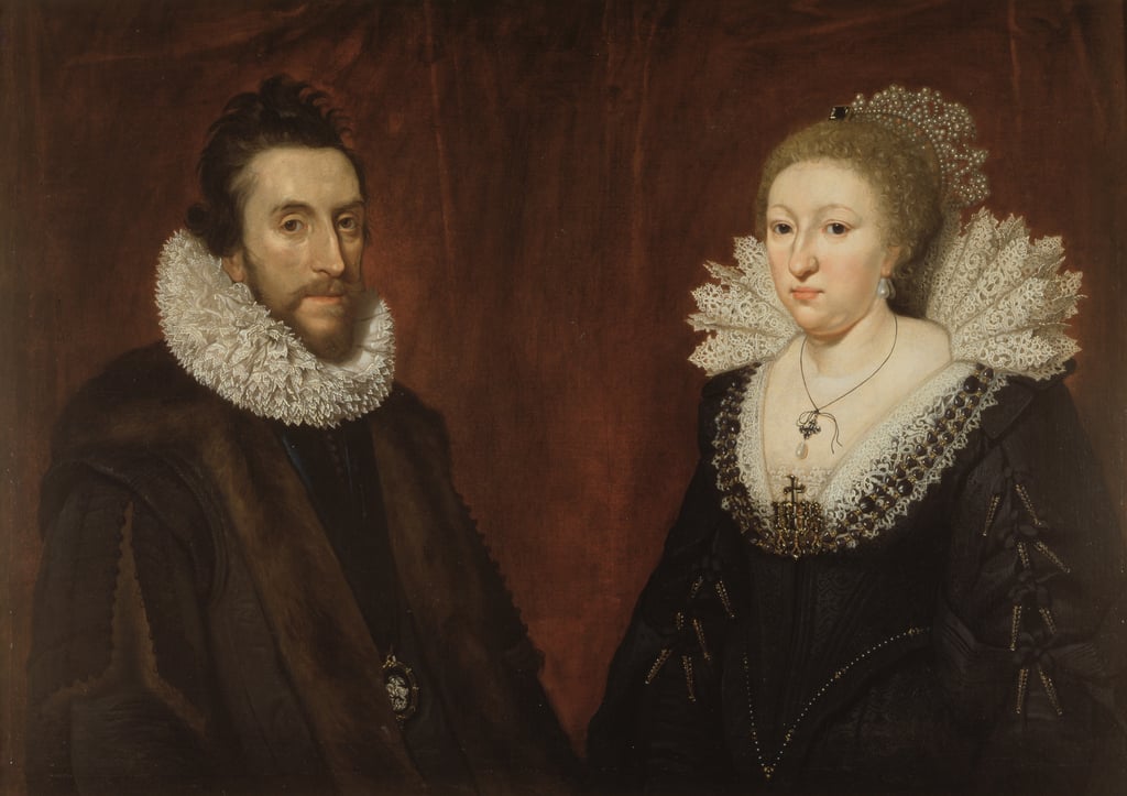 Doppelporträt von Thomas Howard, 14. Sammlergraf von Arundel und seiner