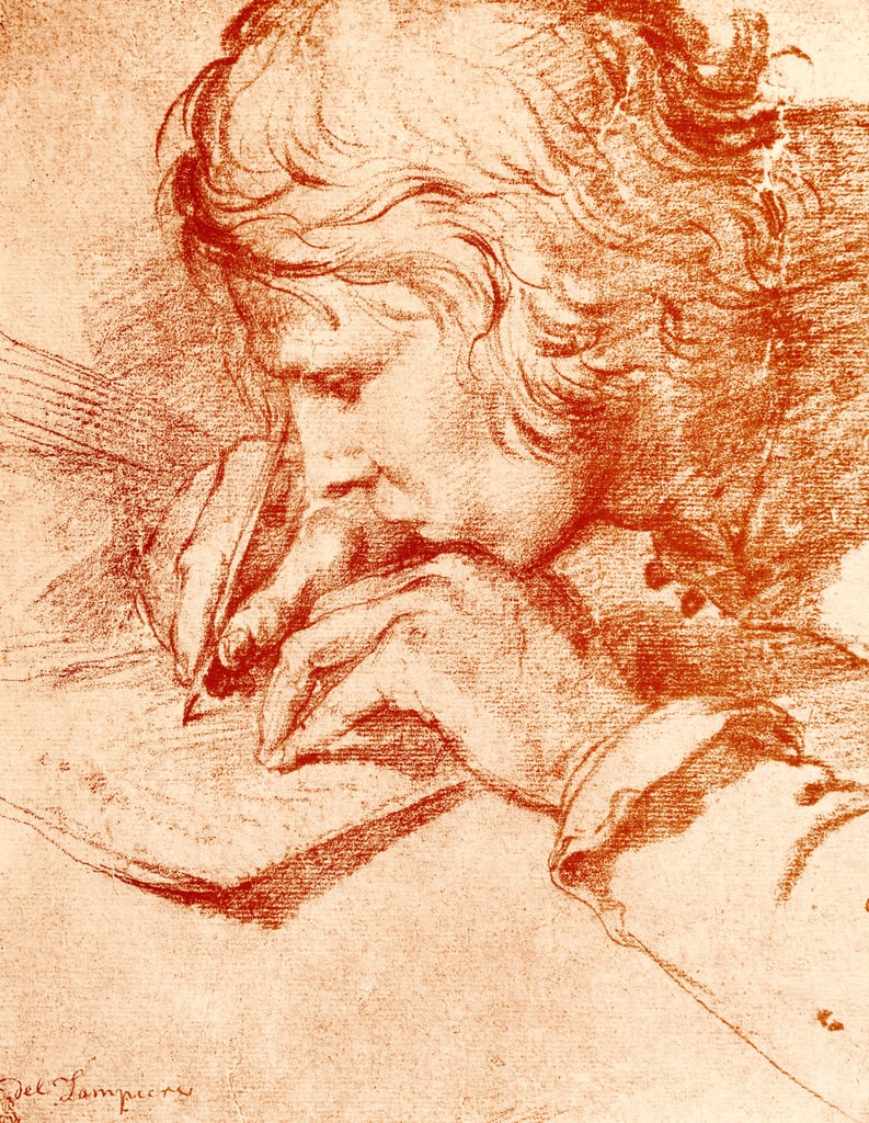 Der Schriftsteller von Domenichino Kunstdruck kaufen