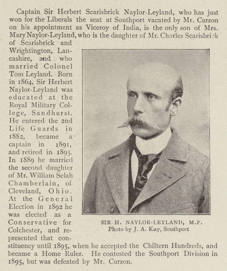 Sir H. Naylor Leyland, MP von English Photographer