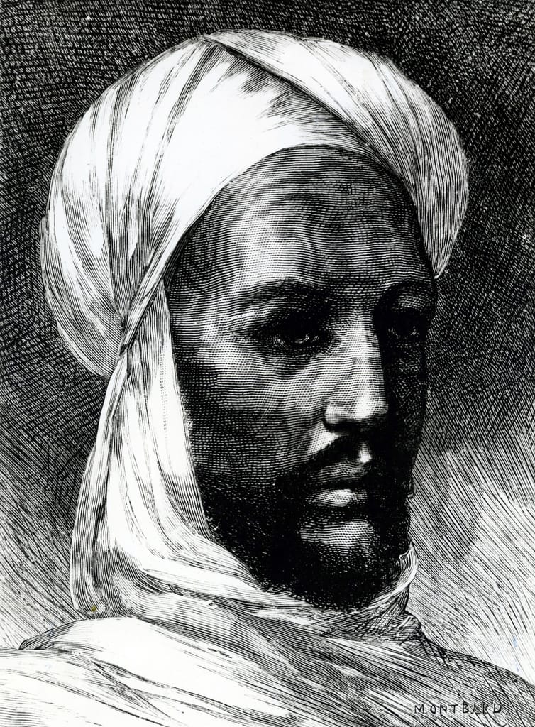 Porträt von Muhammad Ahmad (18441885), bekannt als Mahdi, Anführer der