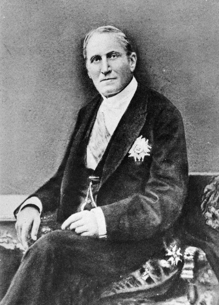 Porträt des Barons Eugene Haussmann (180991) aus Memoiren von