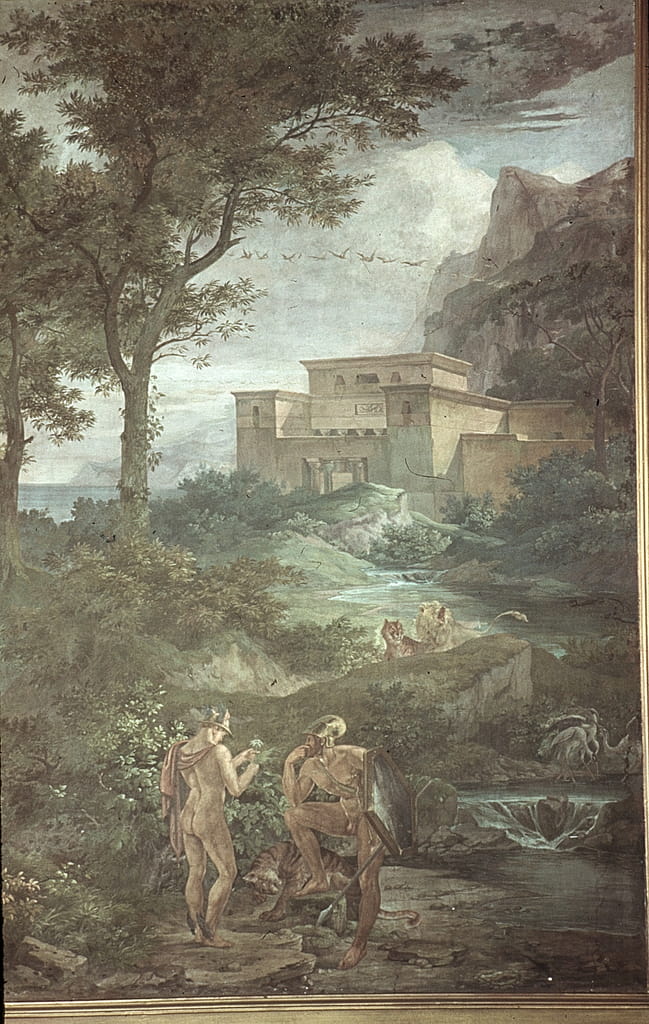Odysseus auf der Insel der Circe, Szenen aus der Odyssee