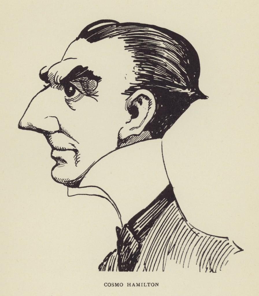 Cosmo Hamilton von Harry Furniss hochwertiger Kunstdruck