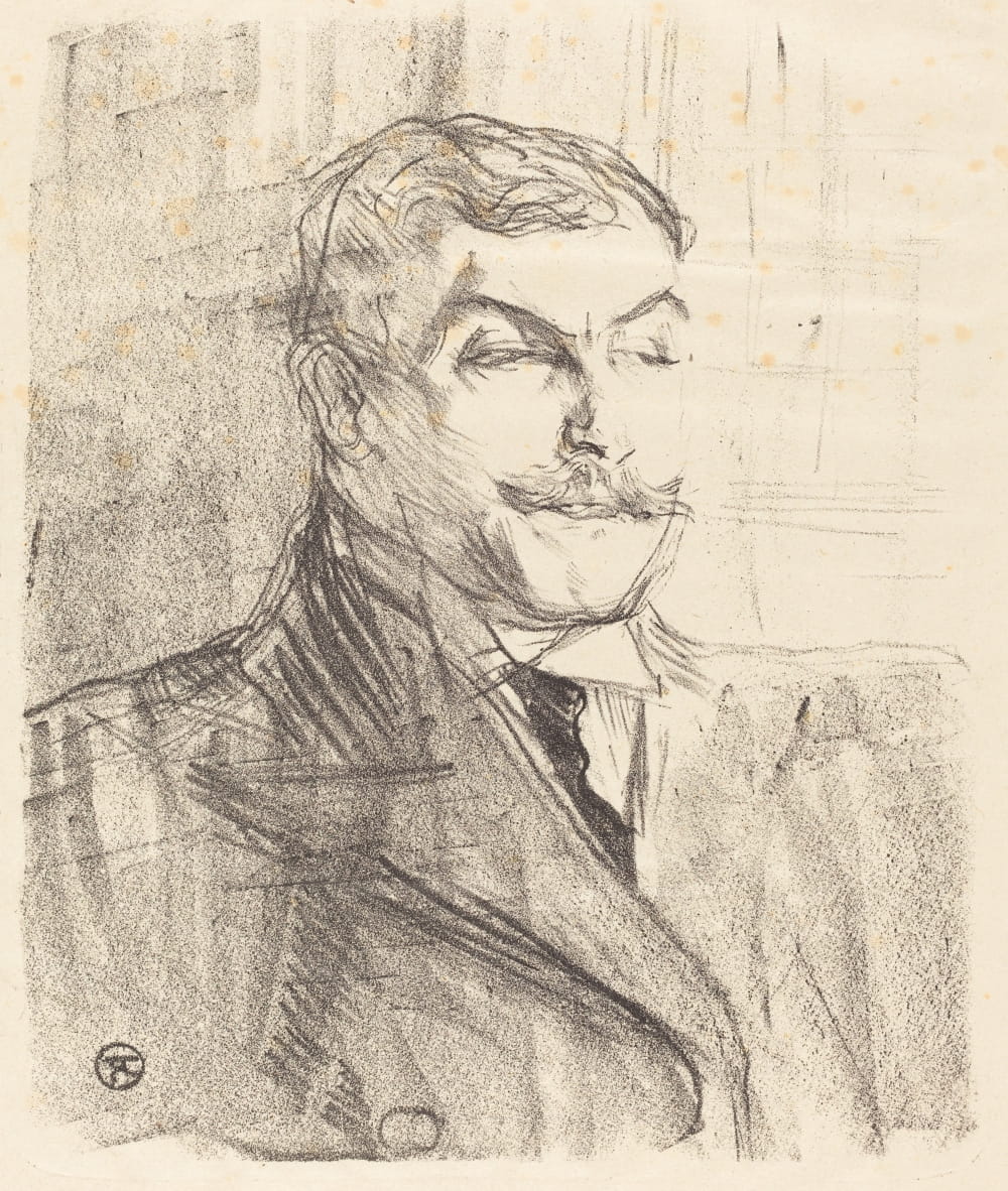 Lucien Guitry von Henri de Toulouse Lautrec Kunstdruck