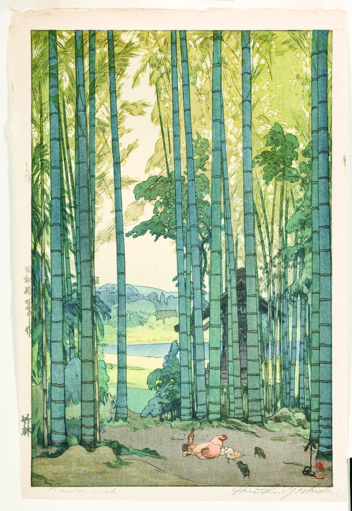 Bamboo Grove von Hiroshi Yoshida hochwertiger Kunstdruck