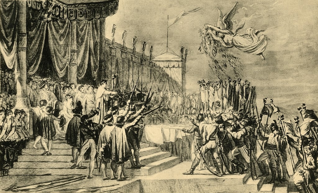 Studie zur Verbreitung der EagleStandards, c1808, 1921.