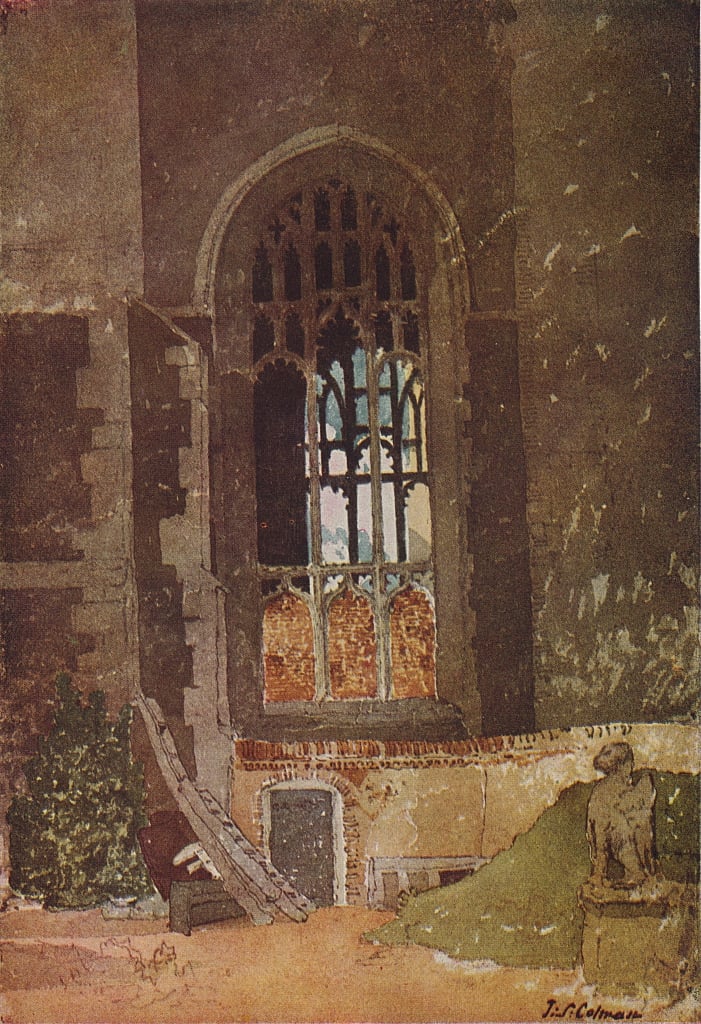 Fenster zwischen St. Andrews Hall und der niederländis