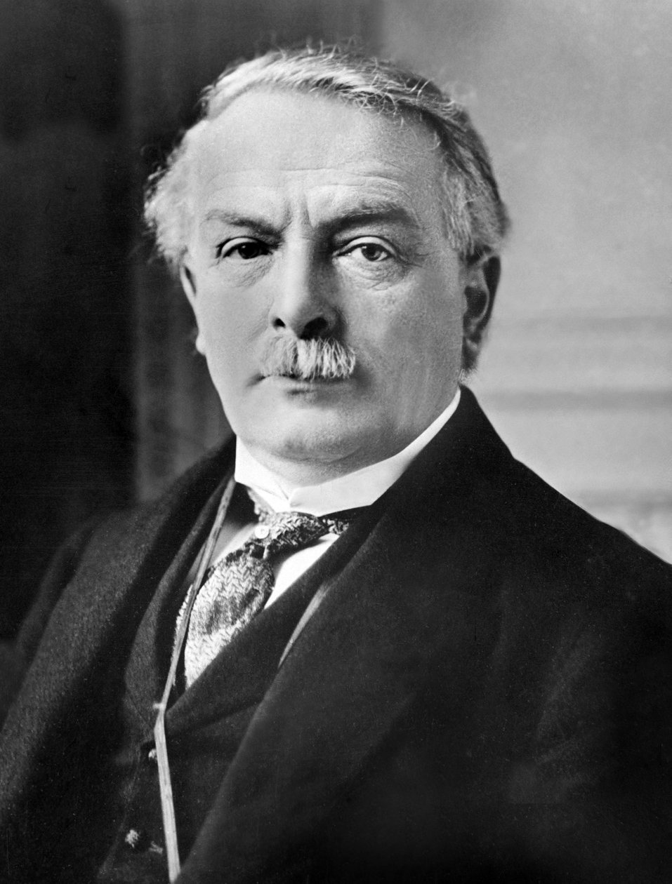 David Lloyd George (1863-1945), 1. Earl, englischer Politiker, Schatzkanzler, Kriegsminister während des Ersten Weltkriegs von Unknown