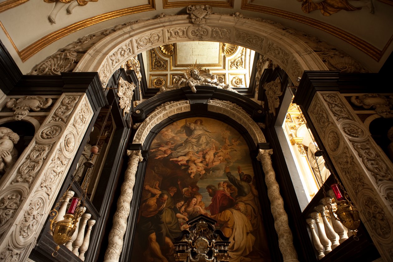 Detail der Marienkapelle, Kirche St. Karl Borromäus von Unknown