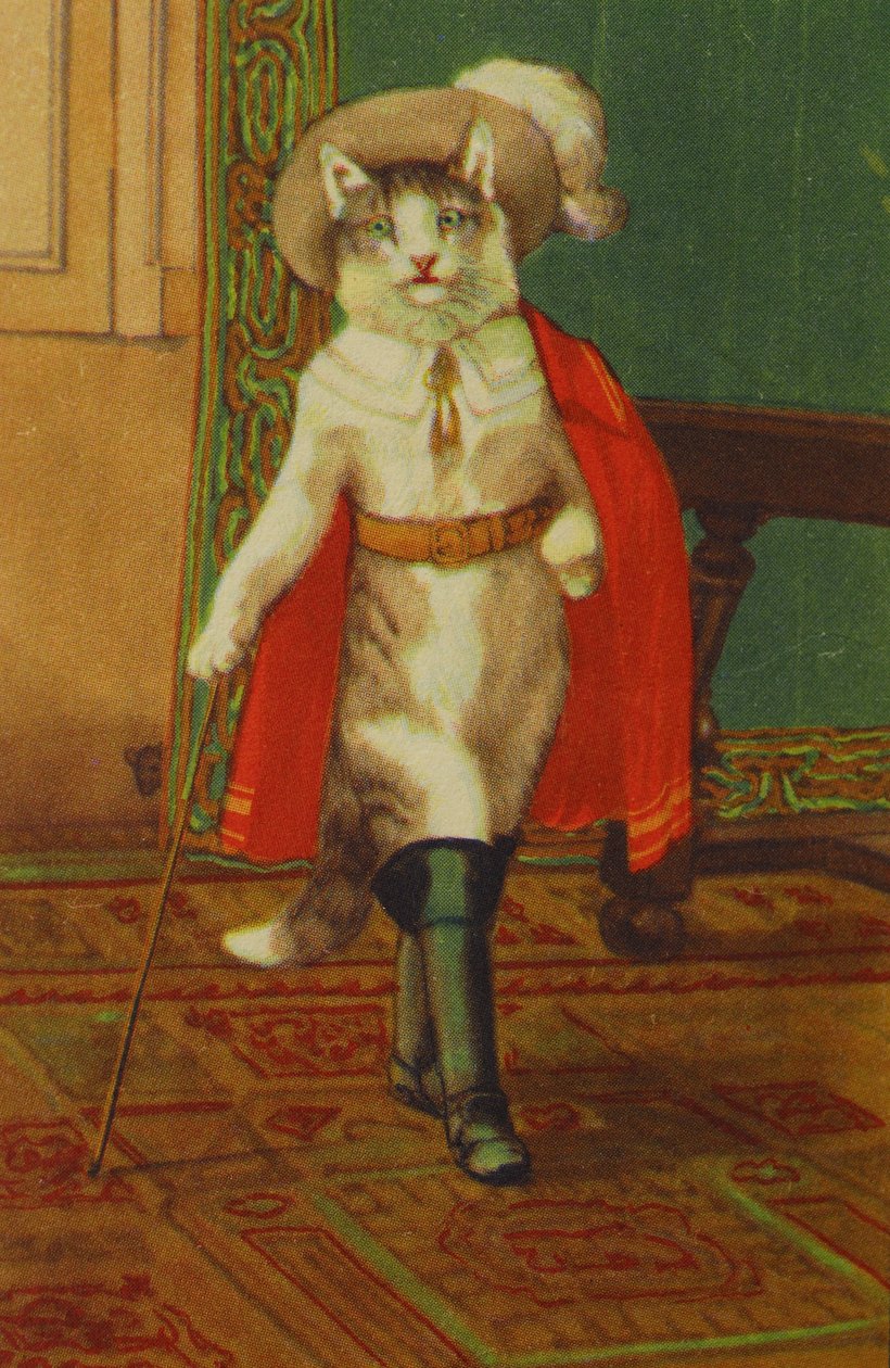 Illustration Der gestiefelte Kater Conte de Perrault von Unknown