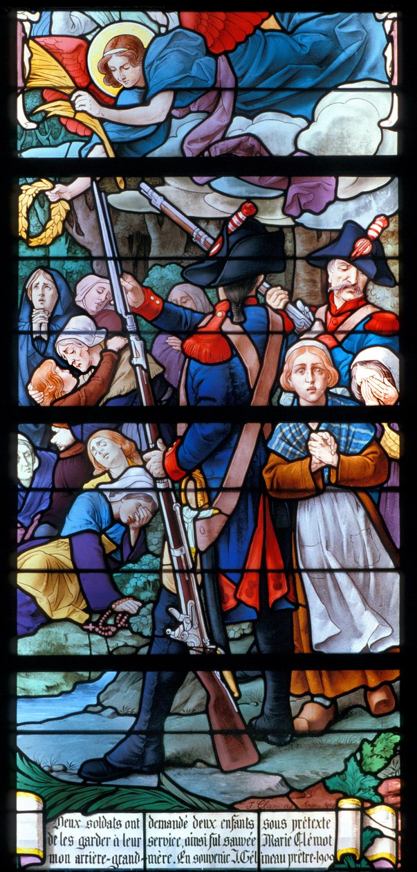Loire-Atlantique Nr. 103 - Nantes - Musée Dobree - Temporäre Ausstellung - „Glasmalerei und Krieg der Vendée“ von Unknown