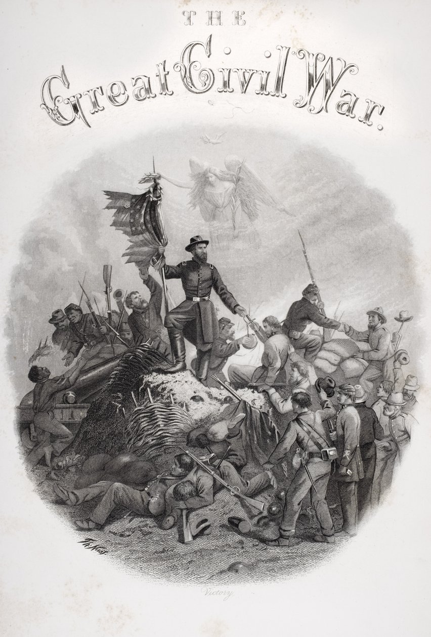 Allegorische Gravur des Sieges, vom Titelblatt des Bandes 3 von 